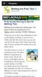 Mobile Screenshot of betting.me